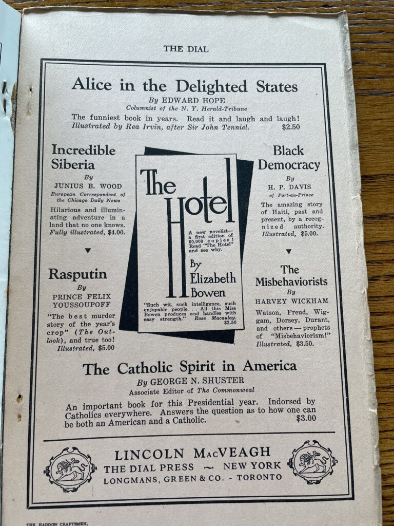 The Dial - Back cover